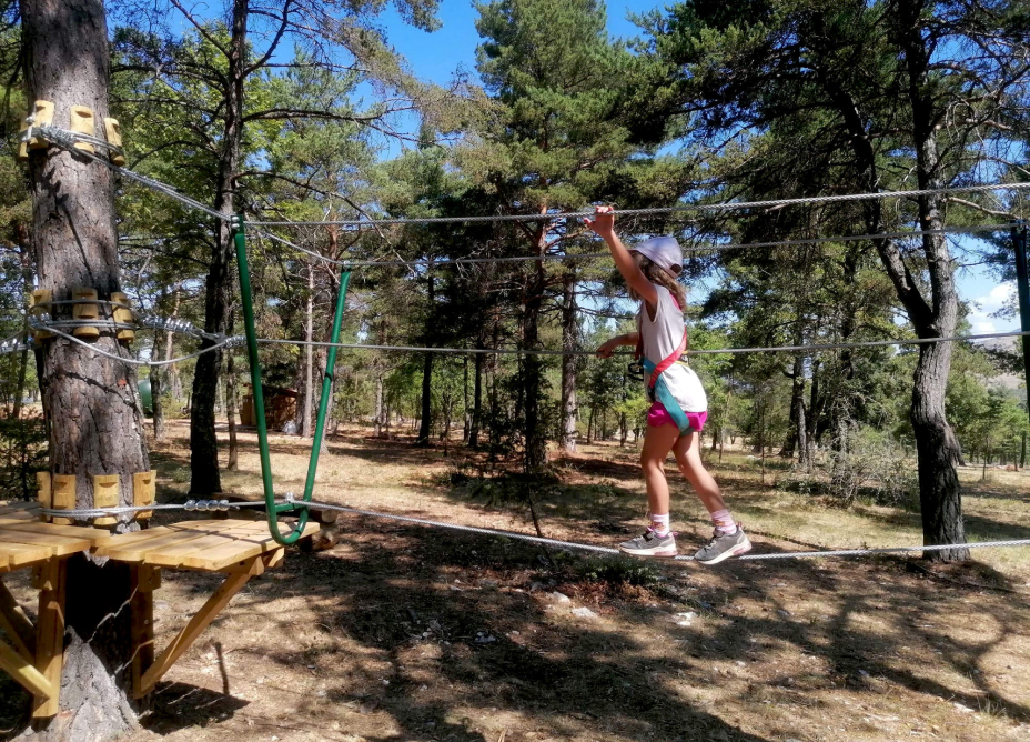Accrobranche dans la nature