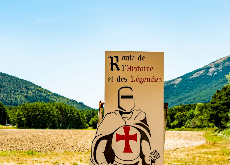 Panneau de l'histoire et des légendes