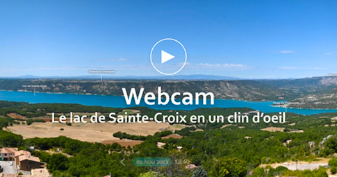 WebCam Interactive Lacs et gorge du verdon 